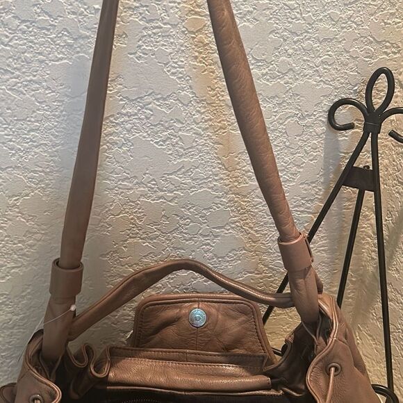 See By Chloe Large Shoulder Bag Dark Brown Soft Leather Multipocketed Carryall - Picture 12 of 16